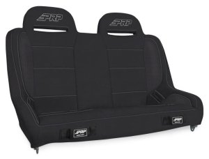 Jeep Wrangler JLU Seat Bench - Rear - PRP Seats - Elite Series - Black - `18-`27